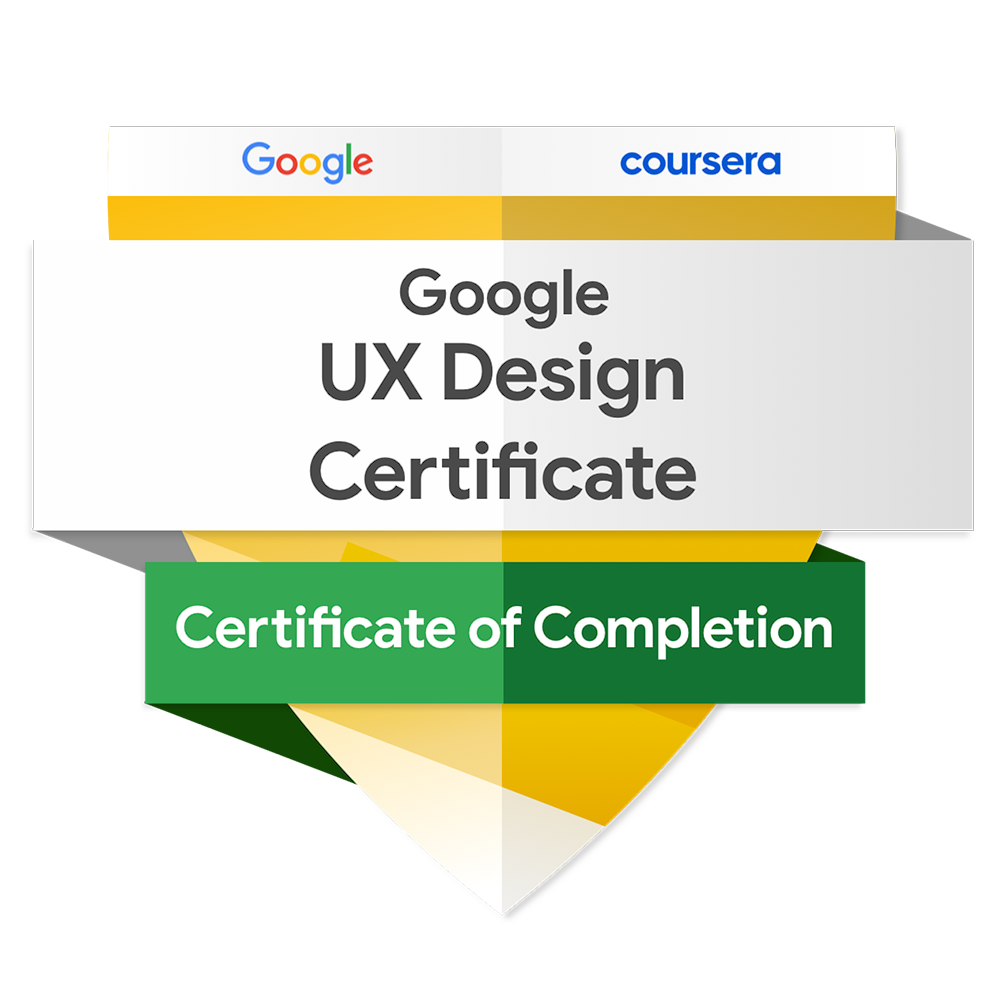 Google UX Design Professional Certificate Badge