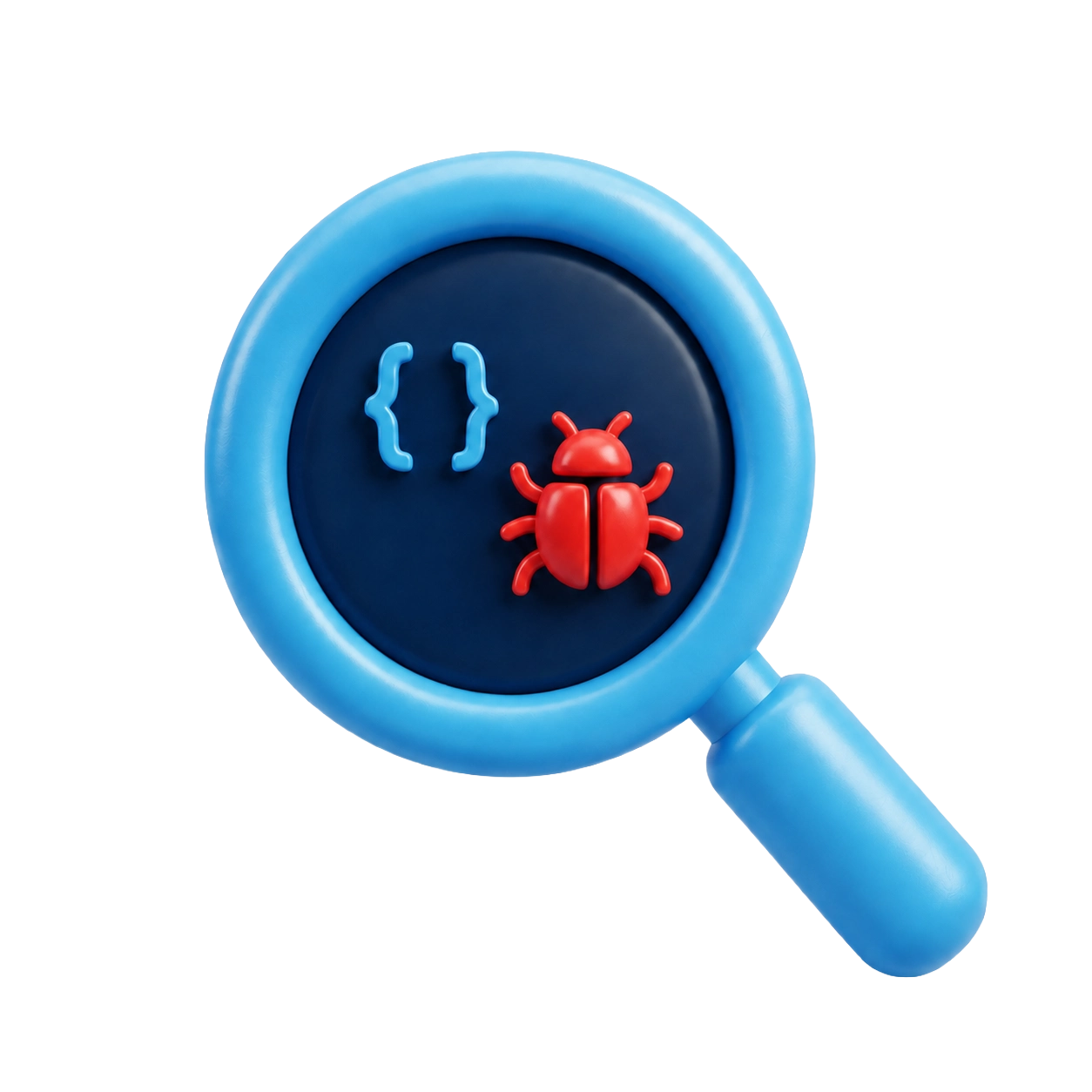 Vulnerability Detection 3D Illustration